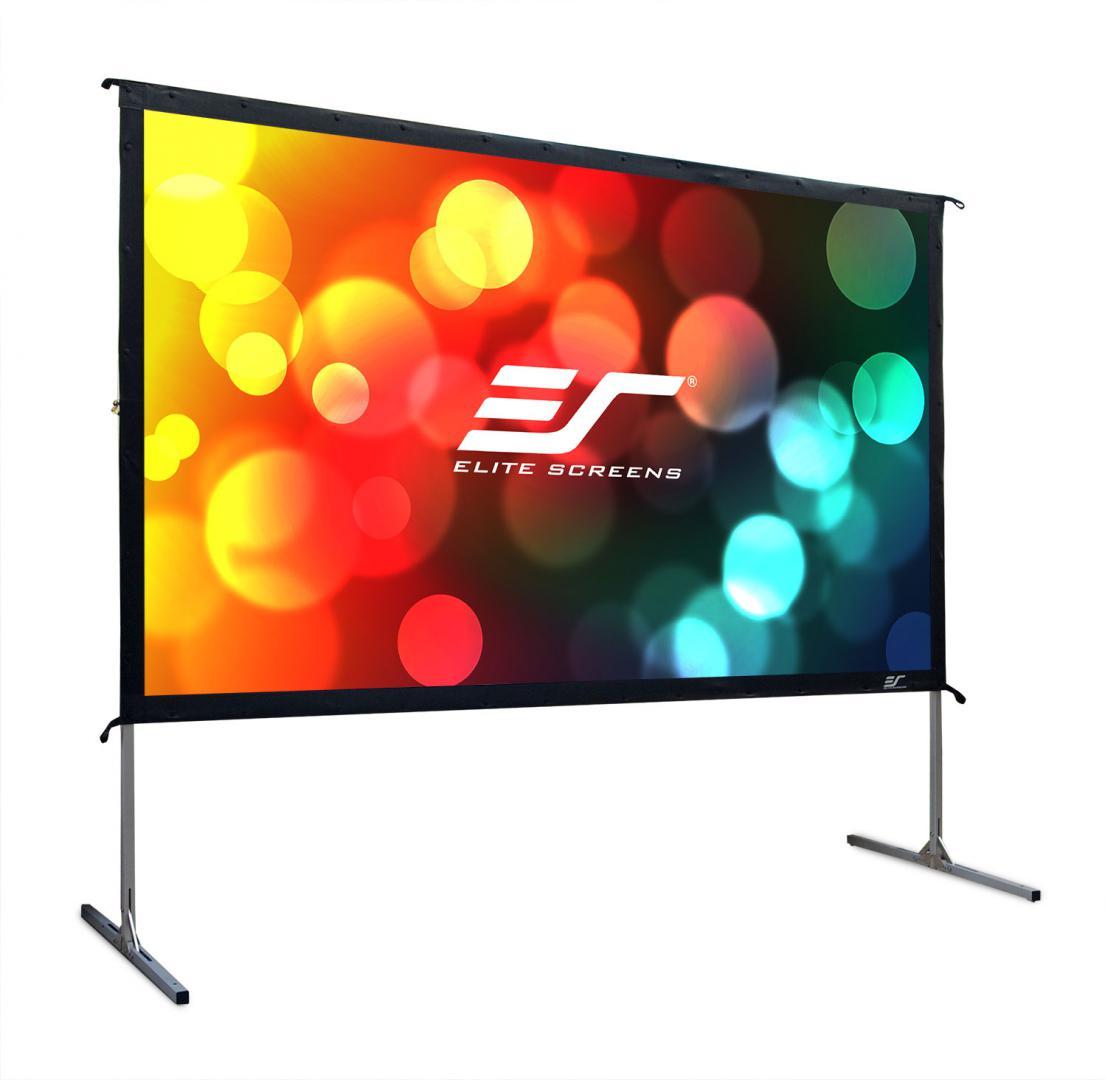 Ecran proiectie de podea OMS135H2-DUAL, 299 X 168 cm, front/ rear, 16:9