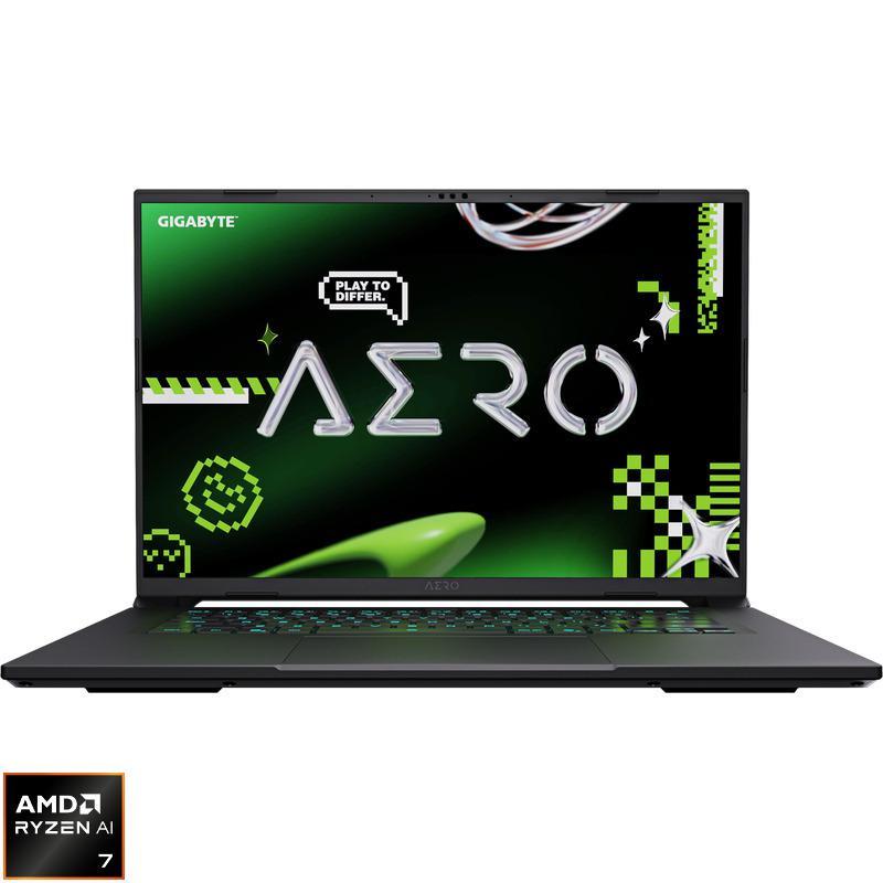 Laptop Gaming GIGABYTE AERO X16, cu procesor Ryzen AI 7 350, 16'' N/A, 16 GB DDR5, 1 TB, NVIDIA GeForce RTX 5050