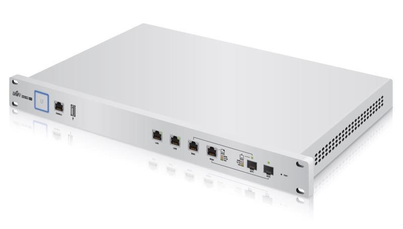 Ubiquiti UniFi Security Gateway USG-PRO-4, 2x Gigabit WAN, 2x Gigabit LAN, 2x SFP, 1x USB, Cpu Dual-Core 1GHz