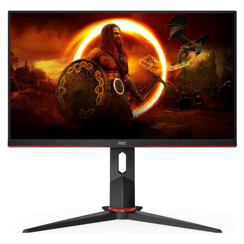Monitor Gaming AOC 24G2ZU/BK, 23.8", 1920 x 1080 pixeli, Black, 3 ani Garantie