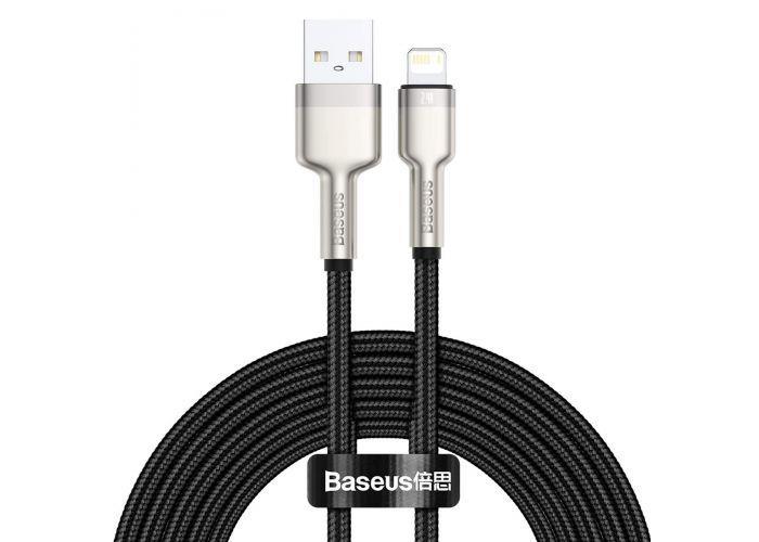 CABLU alimentare si date Baseus Cafule Metal, Fast Charging Data Cable pt. smartphone, USB la Lightning Iphone 2.4A, 2m