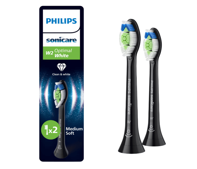 Rezerve PHILIPS Sonicare Optimal White HX6062/88, Pachet de 2 capete de periere, Standard, Click-on