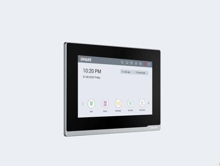 Monitor videointerfon DNAKE E216, Sistem Linux , Ecran 7-inch TFT LCD, Rezolutie 2MP