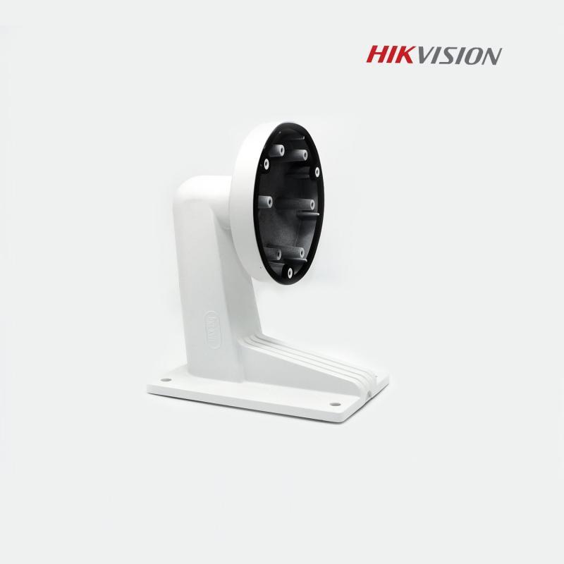 Suport montaj pe perete pentru camere dome Hikvision DS-1273ZJ-135, material aliaj de aluminiu, culoare alba
