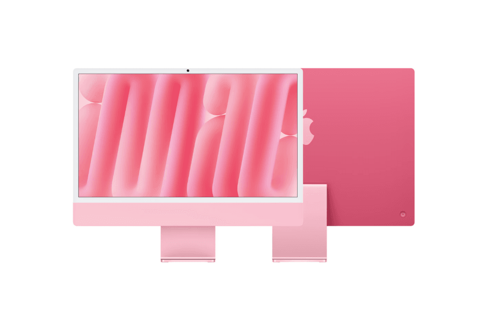 Apple iMAC 24" Retina 4.5k/ Apple M4 (CPU 10-core, GPU 10-core, Neural Engine16-core)/16GB/256GB - Pink - INT KB (2024)