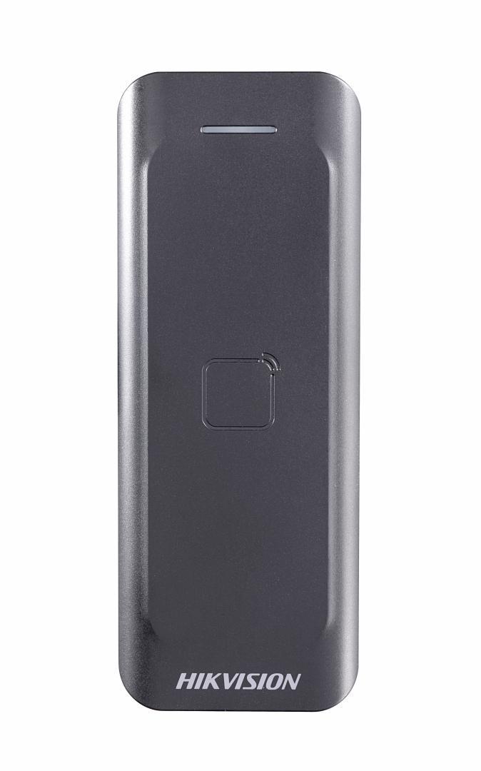 Card reader Hikvision, DS-K1802M; Reads Mifare 1 card; Card Reading Frequency: 13.56MHz; Processor: 32-bit; Reading