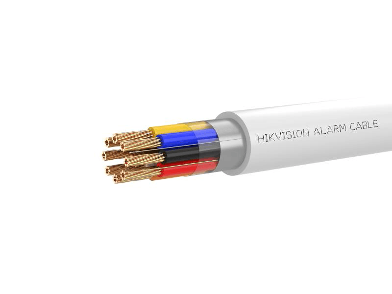 Cablu alarma Hikvision DS-1AC8APL1; LSZH, 8 fire: 8×0.22 mm2, rezistenta foc: CPR Eca, material cupru integral