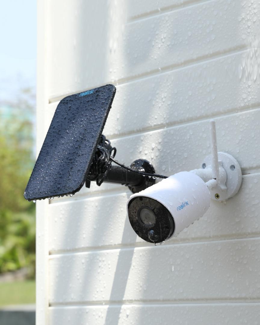 Camera de supraveghere Reolink Argus Eco cu panou solar; B320 Senzor: 1/2.7" CMOS Rezolutie video: 3 Megapixeli (2304 x