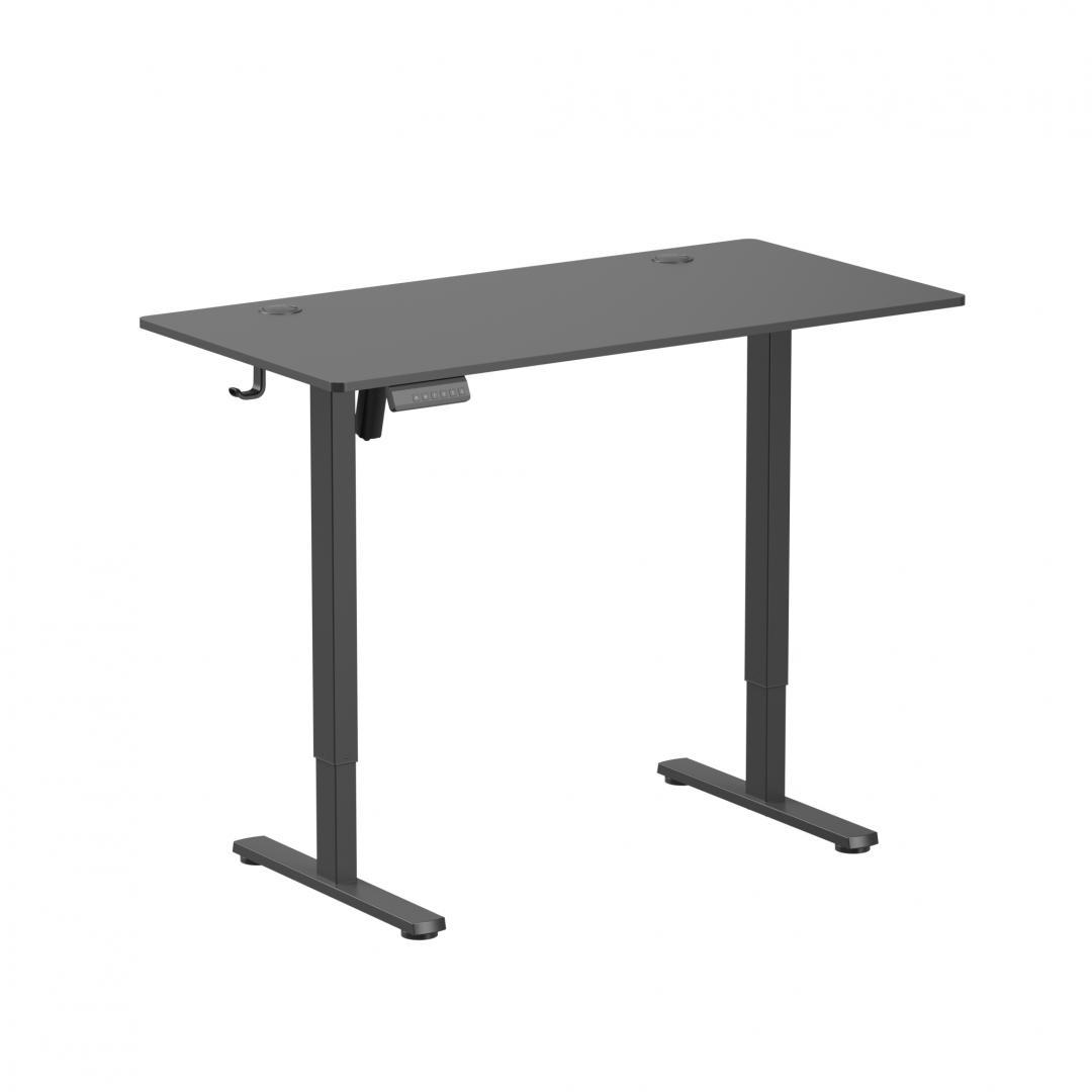 Birou Ascend cu reglare inaltime electric, negru, 1200x600x730~1180 mm, Capacitate de greutate: 40 kg