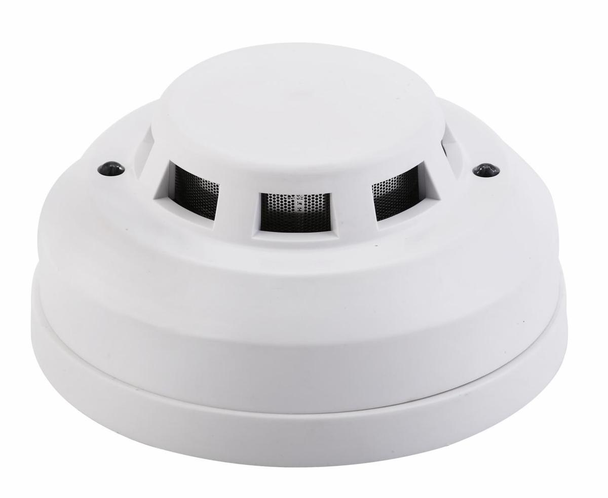 Detector de fum fotoelectric pe 4 fire, ND-M532; Auto reset; Alimentare12V; Curent alarma 10mA; Curent in stand by 2mA