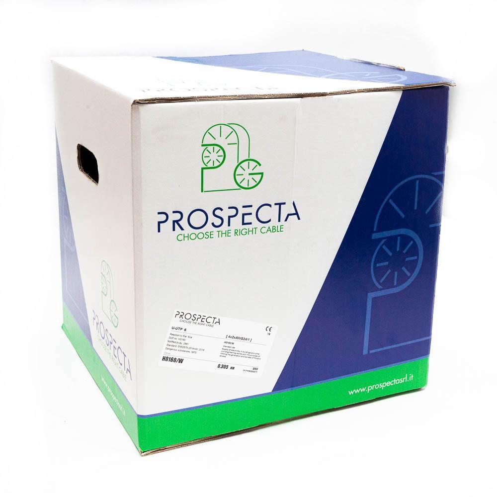 Cablu UTP CAT 6E 4x2xAWG24, cupru 100%, cod: H0160/W, pentru retelistica ( pana la 250MHz), numar perechi: 4 twisted