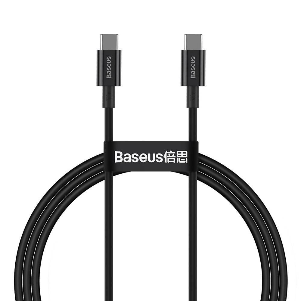 Cablu alimentare si date Baseus Superior, Fast Charging Data Cable pt. smartphone, USB Type-C la USB Type-C 100W, 1m