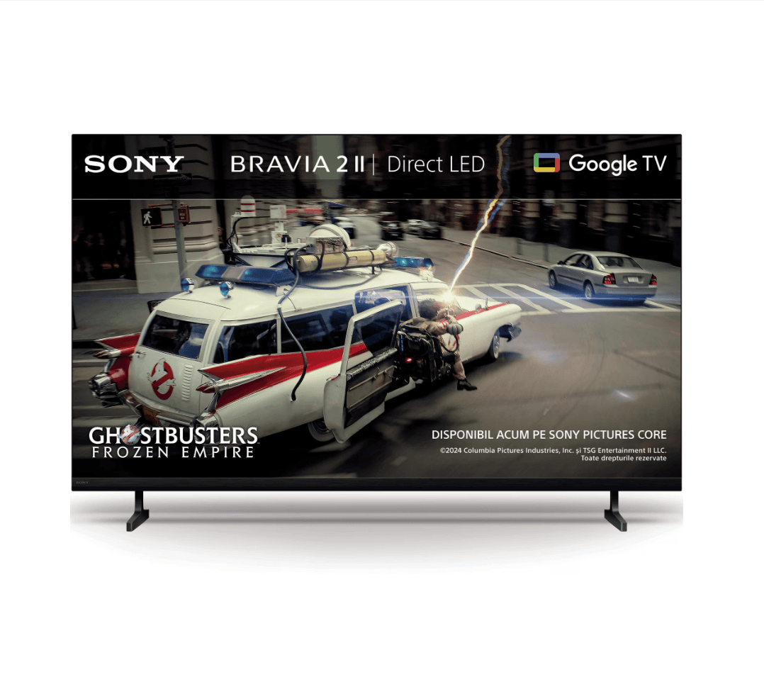 Televizor Sony BRAVIA 2 II LED 43S25M2, 108 cm, Smart Google TV, 4K Ultra HD, Clasa E (Model 2026)