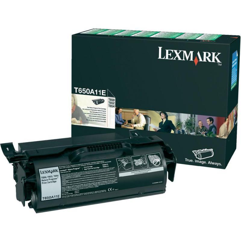 Toner Lexmark T650A11E, Black