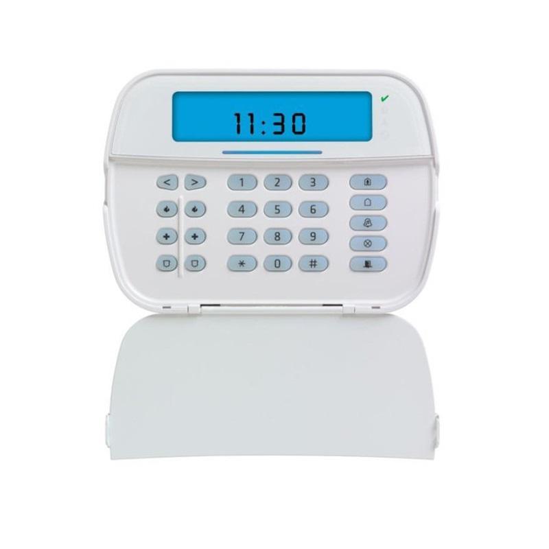 Tastatura LCD cu iconuri, cablata, DSC NEO-ICONRF, 128 de zone (radio si/sau cablate)