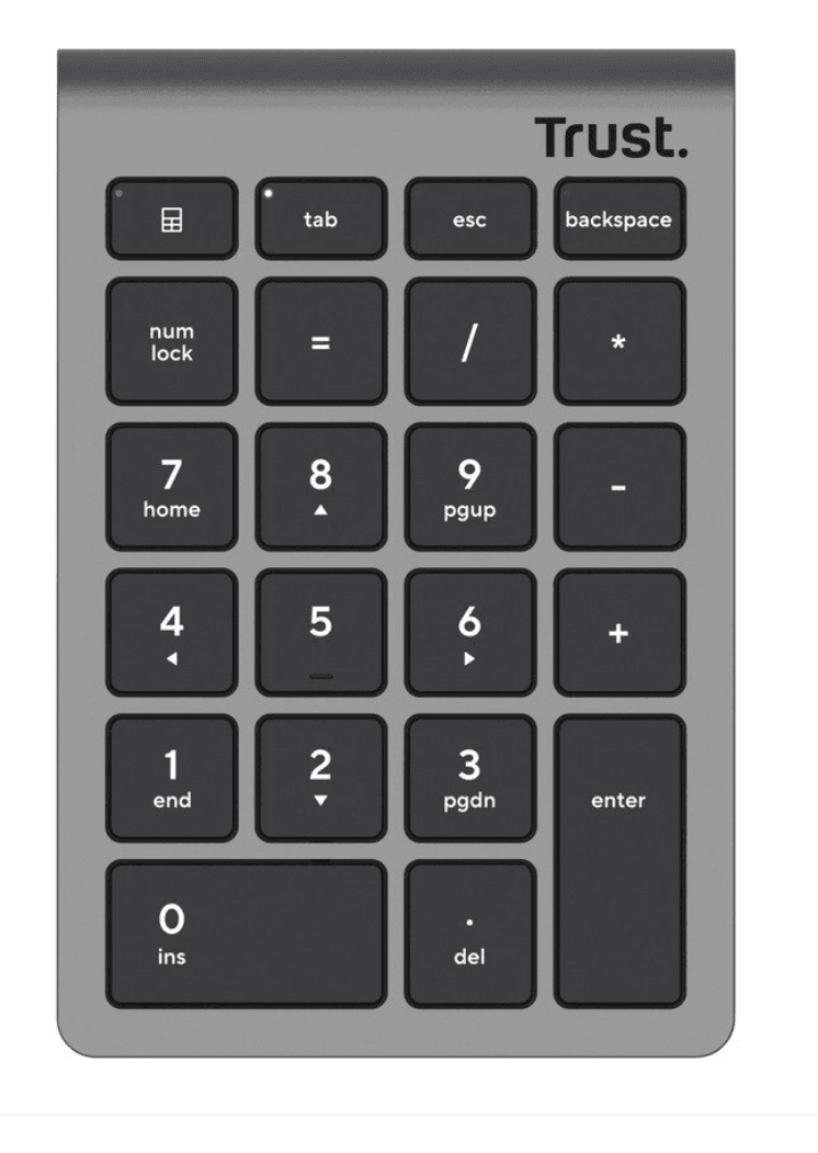 Tastatura Trust Xalax, Wireless, Argintiu