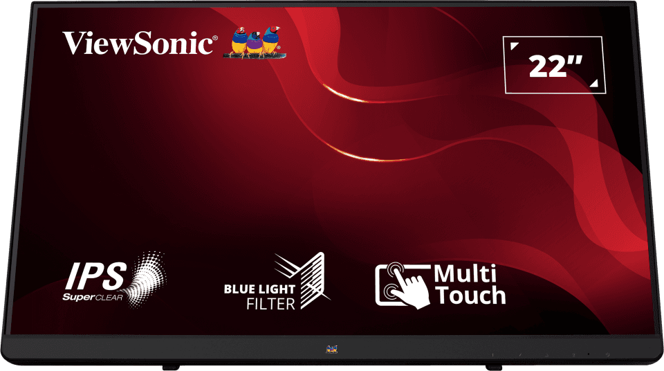 Monitor Consumer ViewSonic TD2230, 22", 1920 x 1080 pixeli, Touchscreen, Black, 3 ani Garantie