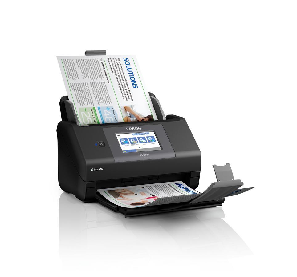 Scanner Epson WorkForce ES-590W, A4, Automat, Sheetfed, USB + WLAN + LAN