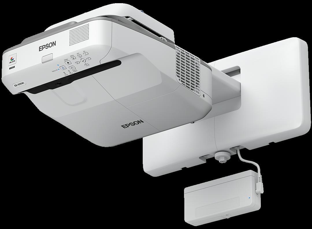 Proiector EPSON Epson EB-695Wi, WXGA, 1280 x 800, 16:10, HD ready, 3 ,500 lumeni, 14,000 : 1, USB 2.0 Type A