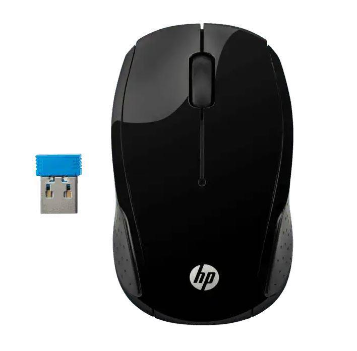 Mouse Wireless HP Wireless Mouse 200, 1000 dpi, Negru