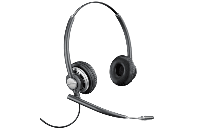 Casti Head-band Poly EncorePro 720, Wired, noise-canceling, Negru
