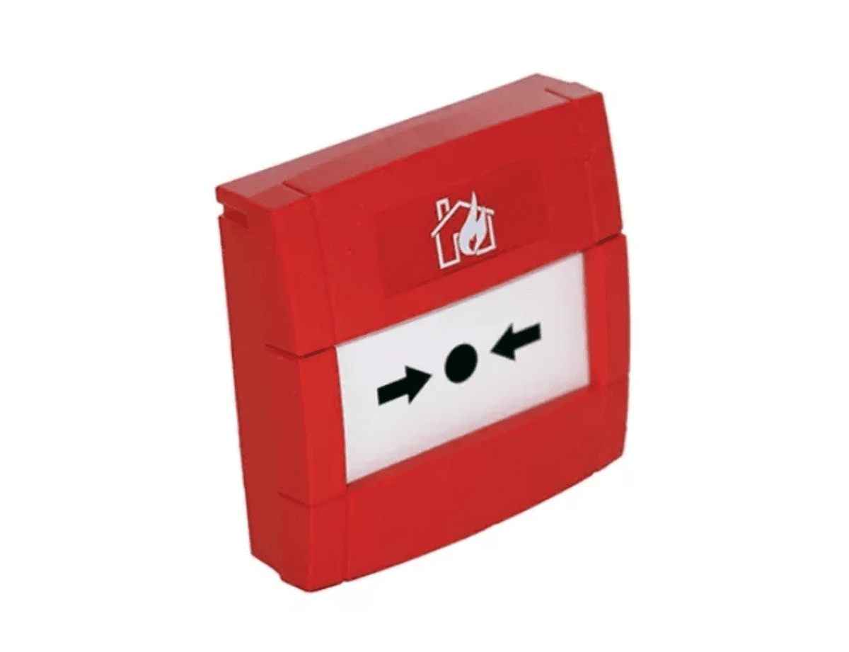 Honeywell Buton conventional de alarmareM1A-R470SG-STCK-01;Culoarerosie ,cu geam, de interior
