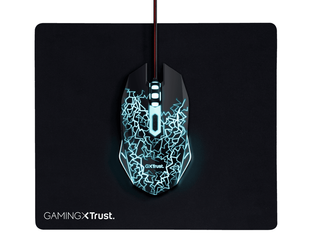 Kit Wired tastatura si mouse TRUST 24752, Negru
