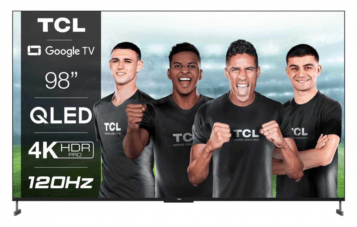 Televizor Smart QLED TCL 98C735 2,49 m (98") 4K Ultra HD Wi-Fi Negru