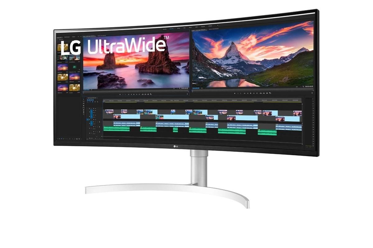 Monitor Consumer LG 38WN95CP-W, 37.5", 3840 x 1600 pixeli, White, 3 ani Garantie