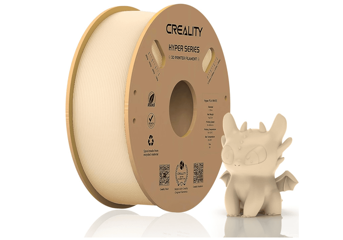 CREALITY HYPER PLA 3D Printer Filament, Skin, Temperatura printare: 200-220 grade celsius, Diametru filament: 1.75mm