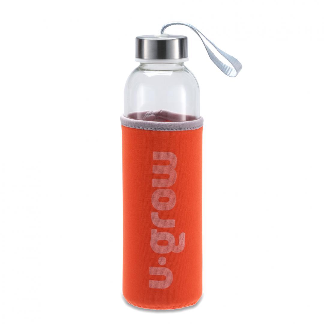 Sticla 500ml cu husa termoizolanta, orange, U-Grow