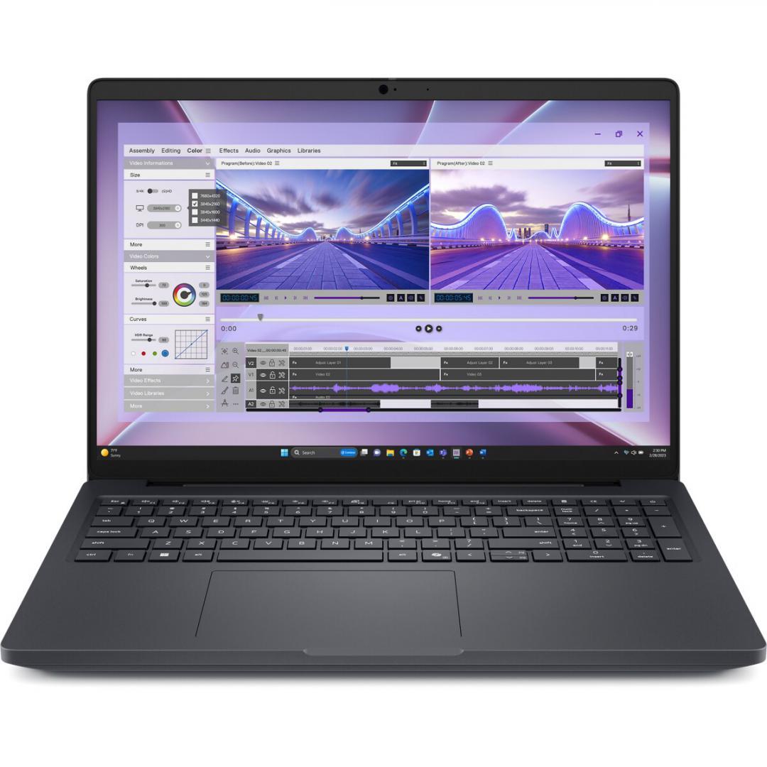 Laptop Business Dell Pro Max 16, cu procesor Intel Core Ultra 7 265H, 16'' IPS, 32 GB DDR5, 1 TB
