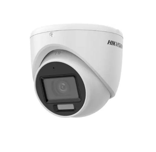"Camera de supraveghere Hikvision Turret DS-2CE76K0T-LMFS(2.8MM) 5MP; Smart Hybrid Light Audio; Senzor: 3K CMOS