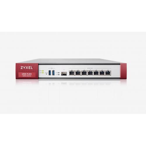 Zyxel USGFLEX200 Security Gateway, 10/100/1000 Mbps RJ-45 ports, 4 x LAN/DMZ 2 x WAN, 1 x SFP,2 x USB 3.0, 1800Mbps