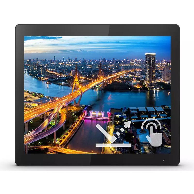 Monitor Consumer Philips 152B1TFL/00, 15", 1024 x 768 pixeli, Touchscreen, Black, 3 ani Garantie
