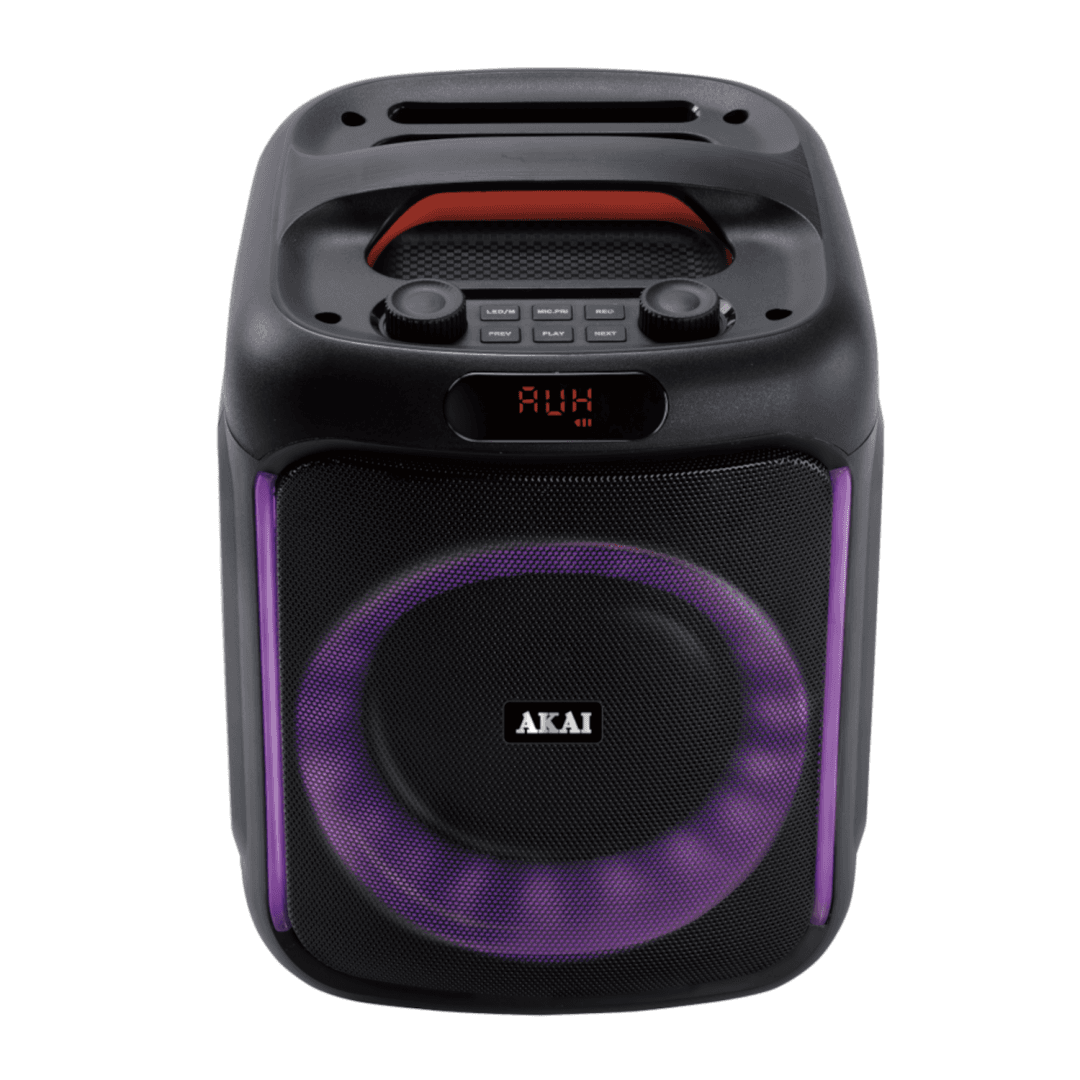 Boxa portabila Akai Bluetooth 5.0, putere RMS 50W, puterea de emisie a canalului Bluetooth 2dbm