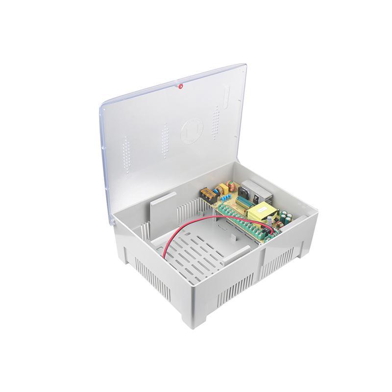 Sursa de alimentare 10A cu back up si 9 canale protejate pentru sisteme CCTV STD-XZS120-12-9