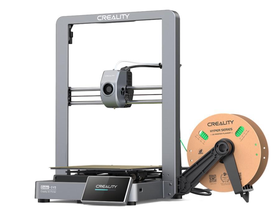 CREALITY ENDER-3 V3 3D PRINTER, Tehnologie: FDM, Volum printare: 220*220*250mm, Dimensiuni imprimanta: 358*374*498mm