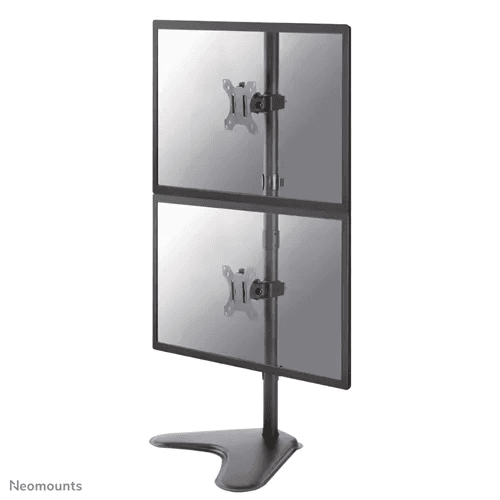 Suport Monitor de Birou Dual, Neomounts by Newstar FPMA-D550DDVBLACK, 10" - 32", VESA 100x100, suporta pana la 8kg