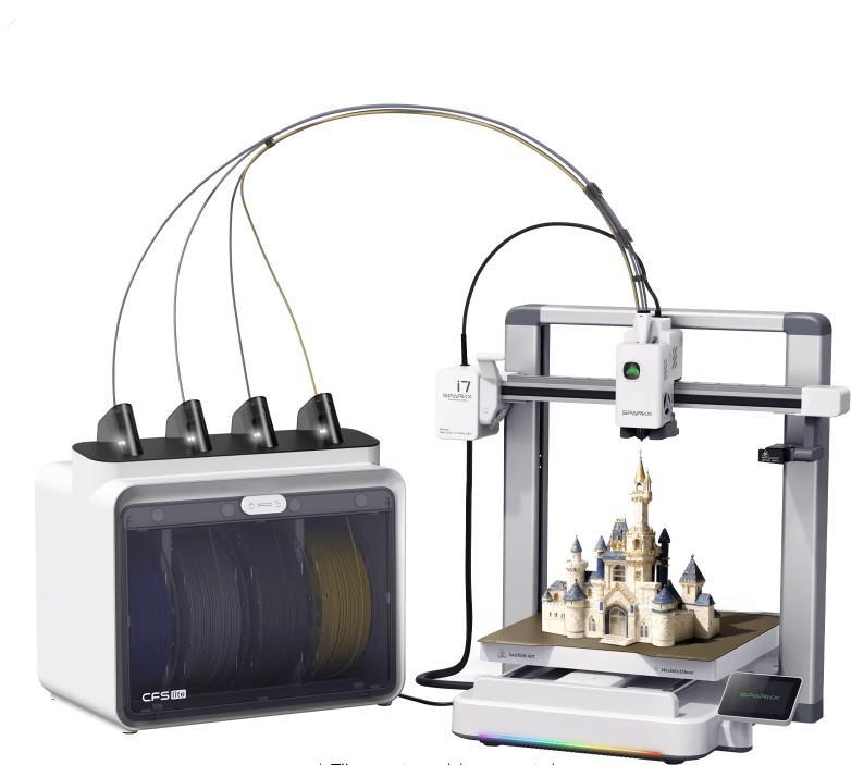 CREALITY SPARKX I7 COMBO FDM 3D PRINTER, Imprimanta 3D, Tehnologie FDM, Volum printare: 260 × 260 × 255 mm