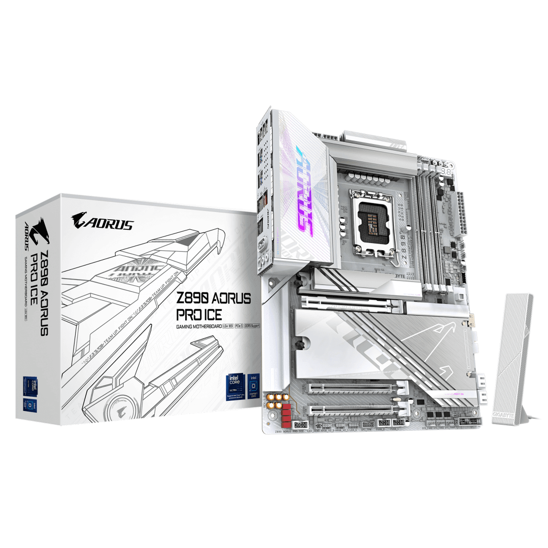 Placa de baza Gigabyte Z890 AORUS PRO ICE, Socket 1851, DDR5, ATX