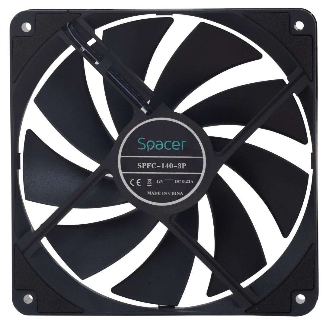 Ventilator Carcasa SPACER SPFC-140-3P, 14 cm, 1400 RPM