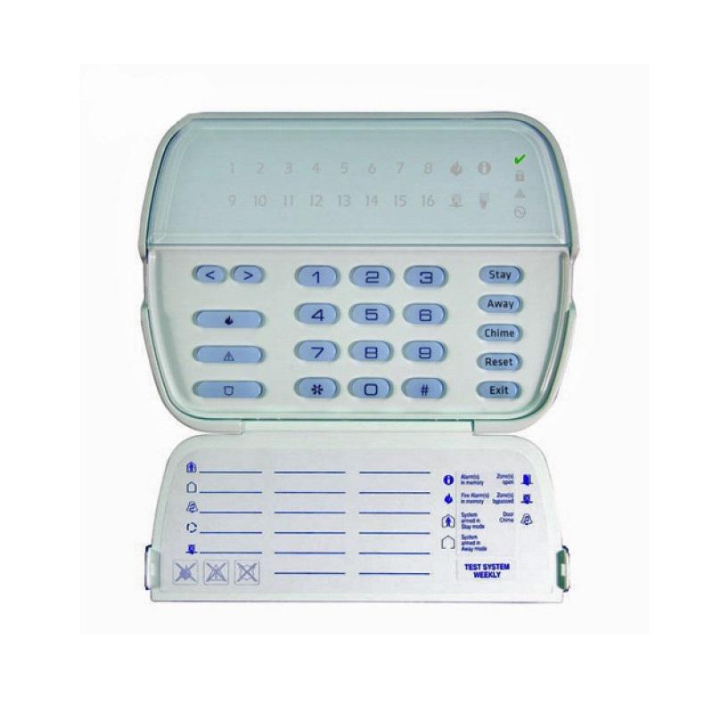 Tastatura LED DSC RFK 5516 modul receptor radio inclus, 16 zone afisate 5 taste programabile