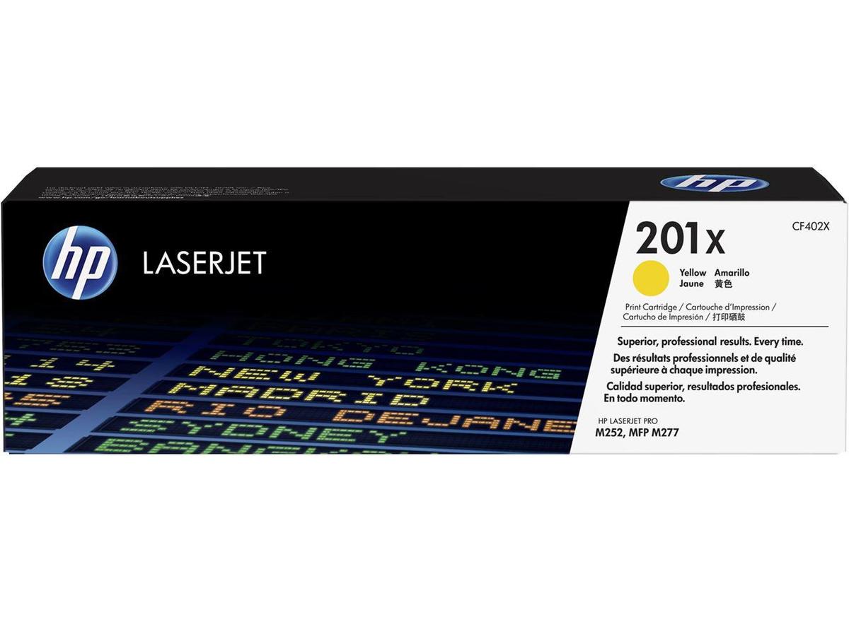 Toner HP 201X, Yellow