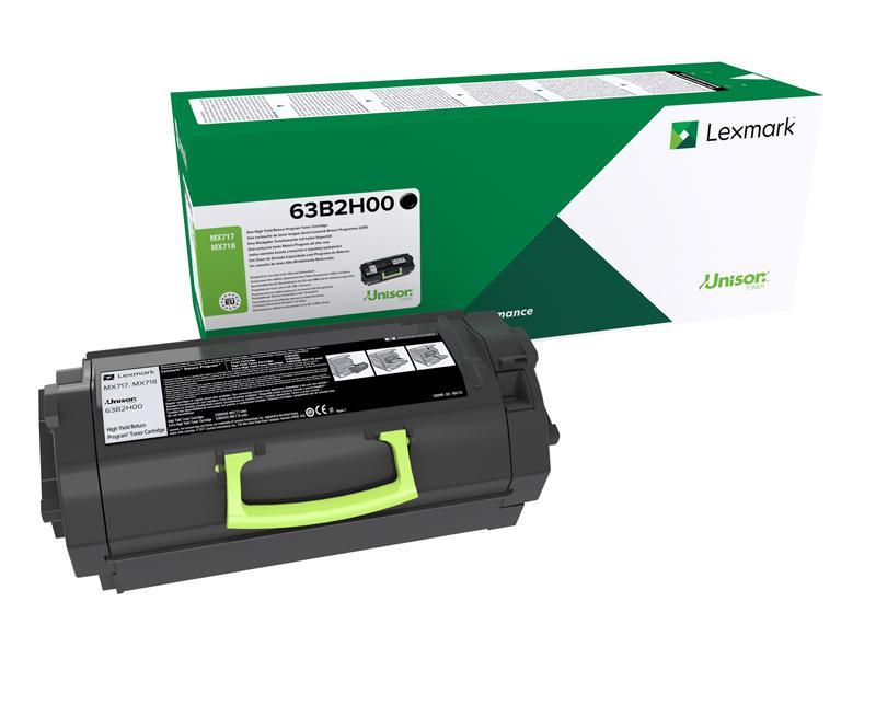 Toner Lexmark 63B2H00, Black