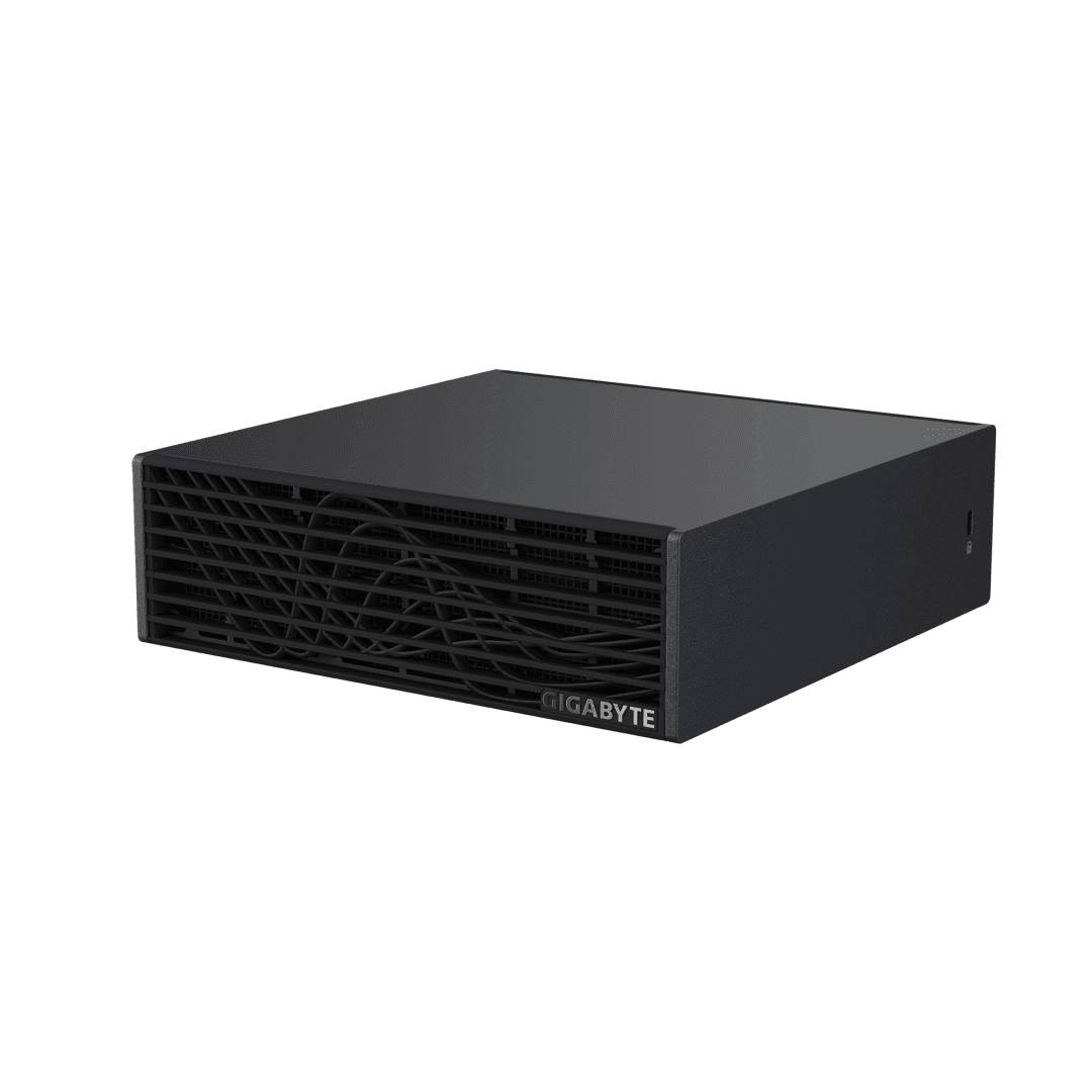 Desktop Consumer GIGABYTE AI TOP ATOM cu procesor Intel Intel Atom GEN4 pana la 2.10 GHz, 128GB LPDDR5X, 4TB SSD