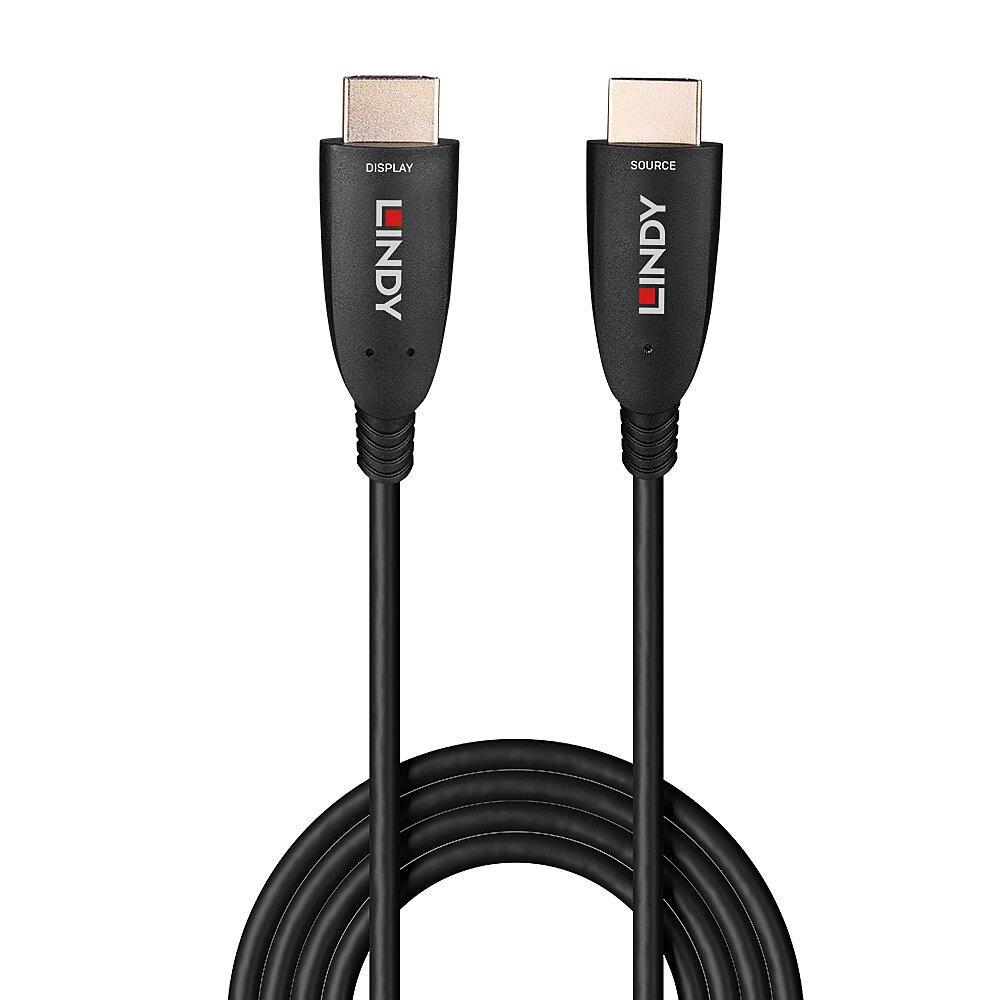 Cablu Lindy HDMI 8k60, fibra optica hybrid, lungime 50m, rezolutie maxima 7680x4320@60Hz 4:2:0 10bit
