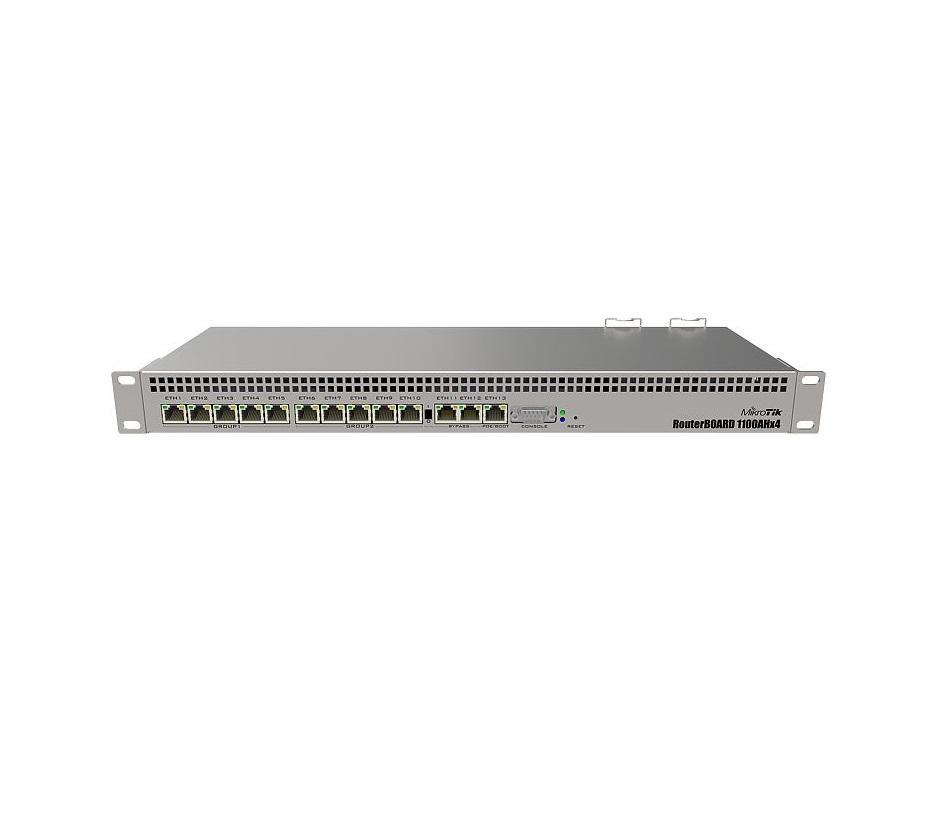 MikroTik Router RB1100AHx4 Dude Edition with Annapurna Alpine AL21400 Cortex A15 CPU (4-cores, 1.4GHz per core)
