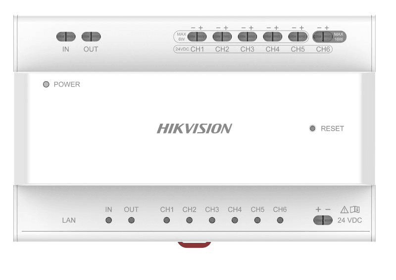 Two Wire Distributor 2-wire IP distributor 6-port 2-wire cascade interfaces without device power supply 2 cascade