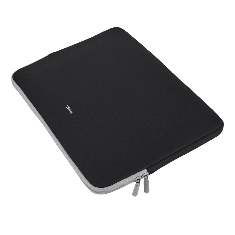 Geanta laptop Trust Primo Soft Sleeve, Negru, 2 ani Garantie